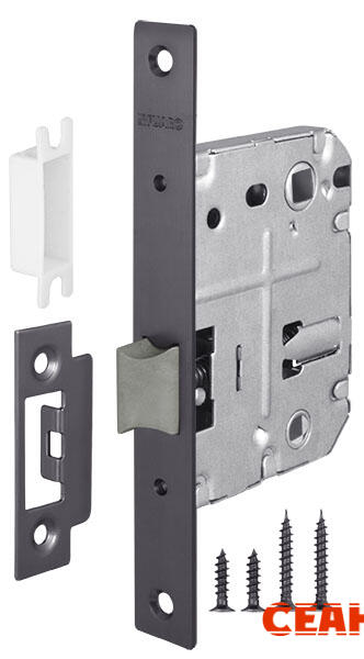 Защелка врезная PLASTP72-50 (P72-50) GR графит