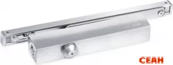 NOTEDO Доводчик дверной DC-045-155 SL+HO+DA+BC SILVER со скользящей тягой до 150 кг 