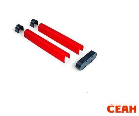 Накладки резиновые красные на стрелу 001G0401 (ширина проезда до 3,5 м) CAME 009G0403