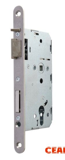 Замок дверной огнестойкий DL 1769SL/B/65mm/SS/L, автоматическое запирание, антипаник функция B, нержавеющая сталь