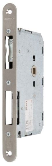 Замок дверной огнестойкий DL1769/P/B/65mm/SS/L, для 2-х створчатых дверей, пассивная створка, антипаник, нержавеющая сталь