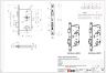 Замок дверной огнестойкий DOORLOCK DL1769/A/B/65mm/SS/R, для 2-х створчатых дверей, активная створка, антипаник функция B, нержавеющая сталь