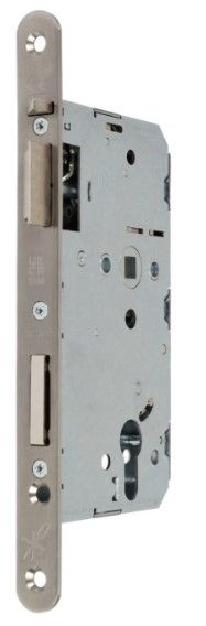 Замок дверной огнестойкий DL 1769SL/B/55mm/SS/R, автоматическое запирание, антипаник, нержавеющая сталь
