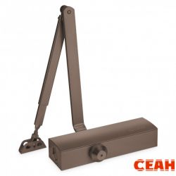 NOTEDO Доводчик дверной  DC-050-150 DA+BC BROWN коричневый до 150 кг 