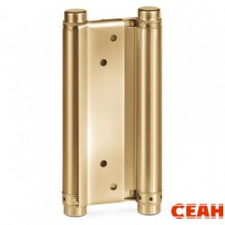 NOTEDO DAH-178 SSGold  золото Пружинные петли для маятниковых дверей (барные) (2 шт.)
