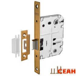 Защелка врезная METL72-50 ( L72-50) CFB кофе глянец