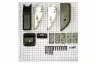 Верхняя и нижняя защелки DOORLOCK PD900FR/L, черные. Для противопожарных и наружных дверей. В комплекте ответные планки с регулировочными пластинами.