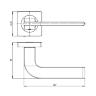 Ручка раздельная K.JK51.SPLINE (SPLINE JK) BL-24 черный