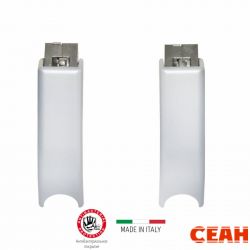 Верхняя и нижняя защелки DOORLOCK PD900FR/L, серебристый.