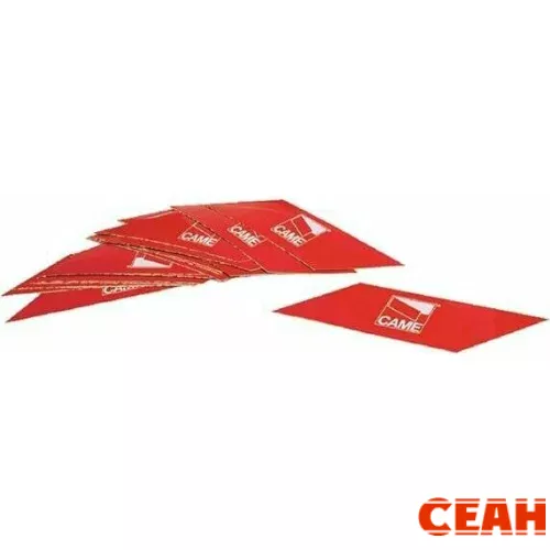 Наклейки светоотражающие красного цвета CAME 001G0461, 24шт