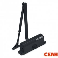 NOTEDO Доводчик дверной DC-120-I BLACK до 140 кг черный 