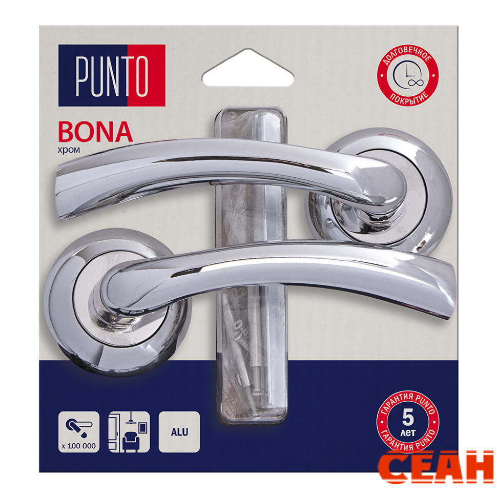 Ручка раздельная LM/A R.TL54.BONA/HD CP-8 хром