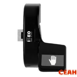 Комплект накладной огнестойкой антипаники DOORLOCK PD900FR-PAD/A SET для активной створки, черный, с внешней ручкой PD900FR/H1, с цилиндром. Толщина двери до 105мм