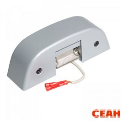 Защелка дверная электромеханическая для накладной антипаники DOORLOCK PD900, 12VDC серебристая