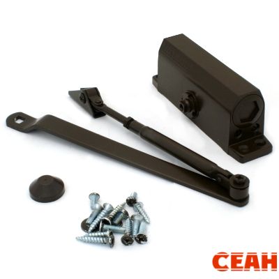 NOTEDO Доводчик дверной  DC-080 BROWN до 120 кг коричневый 