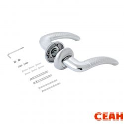 СТАНДАРТ P26 SN/CP(SC/CP) мат.хром/хром квадрат 105 мм Комплект ручек (40)