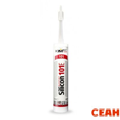 Силикон герметик 101E KIM TEC серый 310 мл.(280 мл.) арт.02-01-48 (6)
