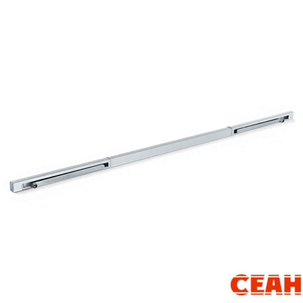 Скользящая шина GEZE ISM TS 5000 BG ISM GUID RAIL SILVER, ширина проёма до 3200мм.