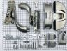 Механизм системы "антипаника" DOORLOCK PD910FR-BAR PZ72мм, PVD под нержавеющую сталь