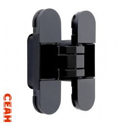 АЛЛЮР АРТ 110*30 3D матовый черный RAL 9005 ЦЕНА ЗА 2 шт.Петля дверная скрытая (16)