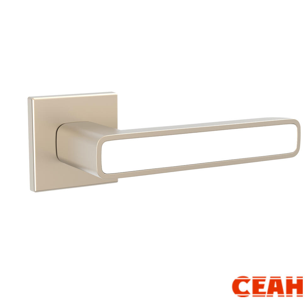 Ручка раздельная K.ARC.Q52.MARS SN/WH-19 матовый никель/белый
