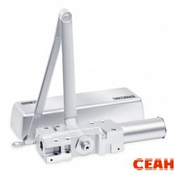 NOTEDO Доводчик дверной противоветровой DC-020-200 DA+BC от 20 до 200кг серебро 