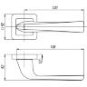 Ручка раздельная K.QR52.SATURN (SATURN QR) BL-24 черный