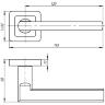 Ручка раздельная K.QR52.PLUTON (PLUTON QR) BL-24 черный