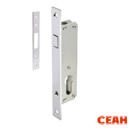 Корпус узкопрофильного замка METLR-201C (LR-201C) CP хром