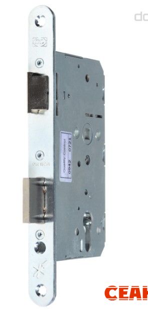 Замок дверной огнестойкий DL 1769/D/65mm, антипаник, оцинкованный
