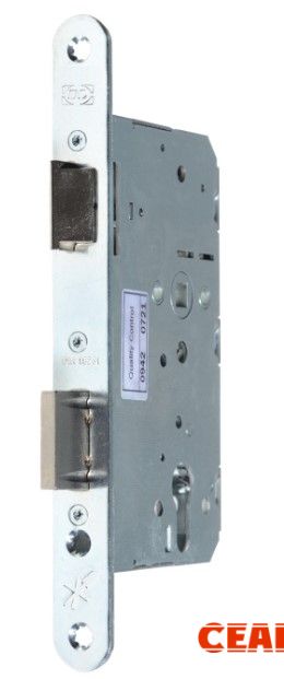 Замок дверной огнестойкий DL 1769/B/65mm, антипаник, оцинкованный