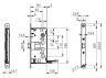Замок дверной огнестойкий соленоидный DOORLOCK 1901EM, антипаник, нержавеющая сталь