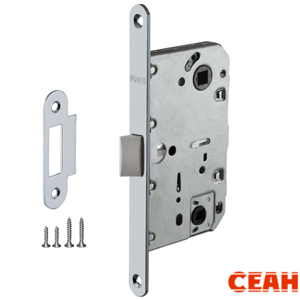 Защелка врезная PL96WC-50/BL AL (алюминий)