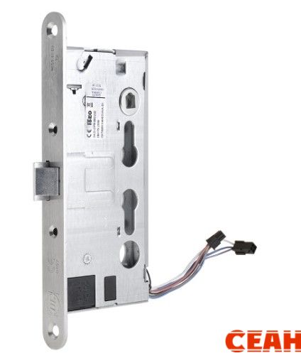 Замок дверной огнестойкий соленоидный DOORLOCK 1901EM, антипаник, нержавеющая сталь