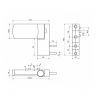 ЛДМ DH-R27.3 150 кг. Белый Ral 9016  Дверная петля для ПВХ (30)