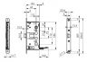 Замок дверной огнестойкий соленоидный DOORLOCK 1901EM, антипаник, нержавеющая сталь