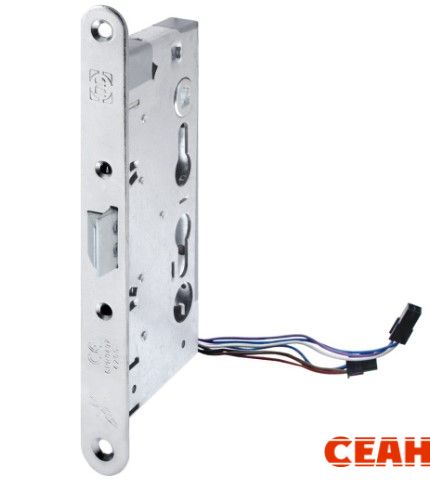 Замок дверной огнестойкий соленоидный DOORLOCK 1901EM, антипаник, оцинкованный