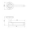 Ручка раздельная R.ZR54.AXIS (AXIS ZR) BL-24 черный