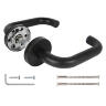 Ручка раздельная R.DSS201-0203/19 (DSS-0203/19) (INOX 201) BLACK