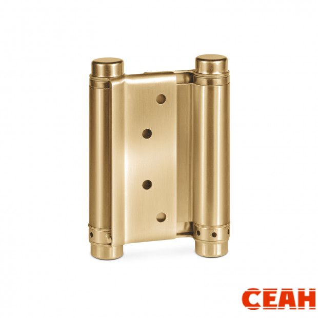 NOTEDO DAH-103 SSGold  золото Пружинные петли для маятниковых дверей (барные) (2 шт.) 