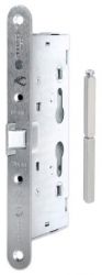 Замок дверной огнестойкий DOORLOCK V1901 с разрезным штоком 65х65мм, антипаник, оцинкованный