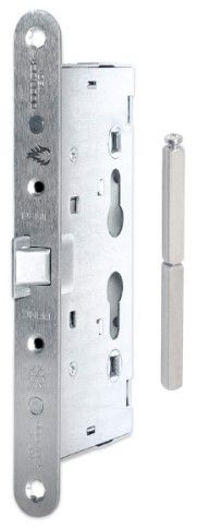 Замок дверной огнестойкий DOORLOCK V1901 с разрезным штоком 65х65мм, антипаник, оцинкованный