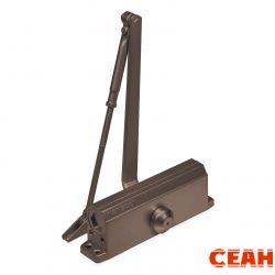 NOTEDO Доводчик дверной DC-150 LH легкий характер BROWN до 160 кг коричневый 