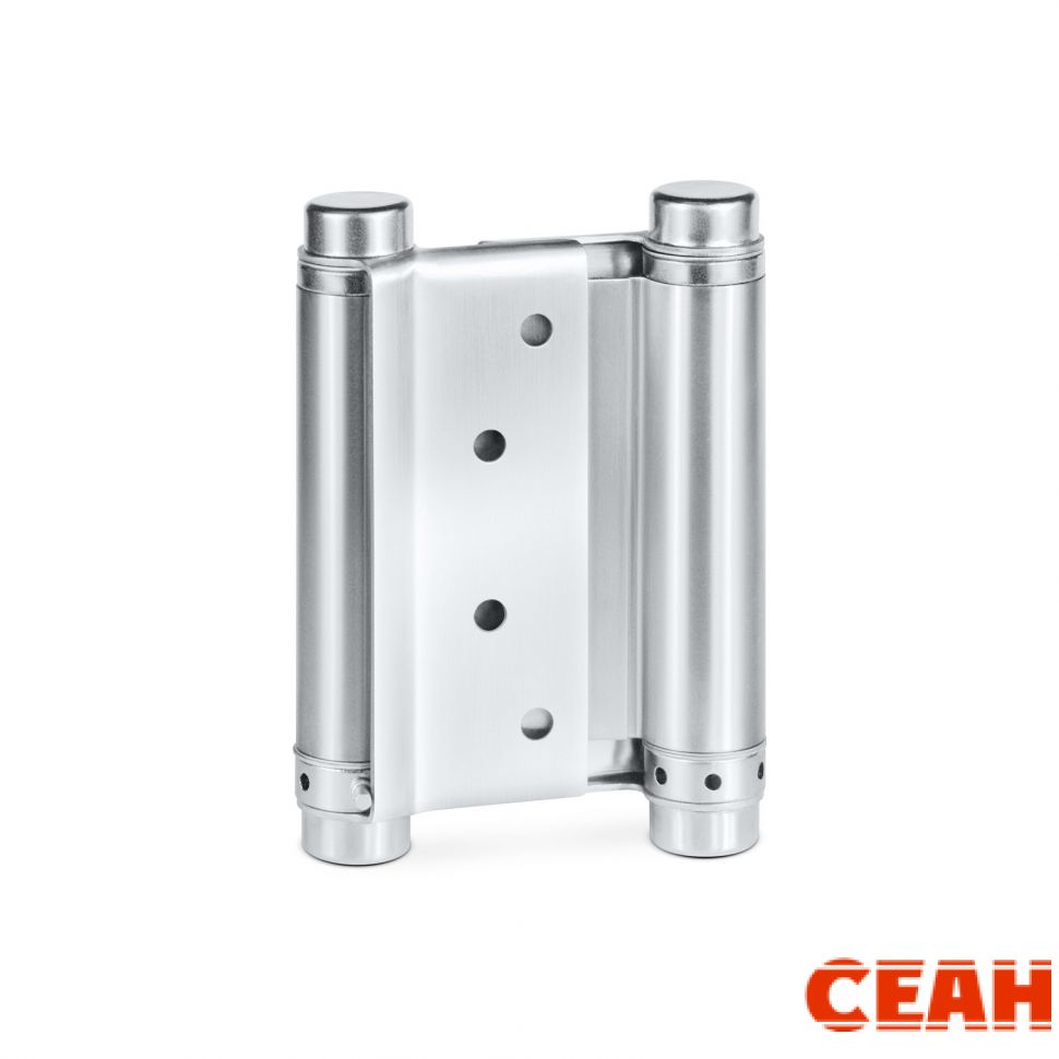 NOTEDO DAH-103 SSSatin серебро Пружинные петли для маятниковых дверей (барные) (2 шт.)