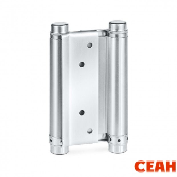 NOTEDO DAH-127 SSSatin серебро Пружинные петли для маятниковых дверей (барные) (2 шт.) (20)