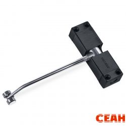 NOTEDO Доводчик дверной пружинный DS-10 черный до 30кг