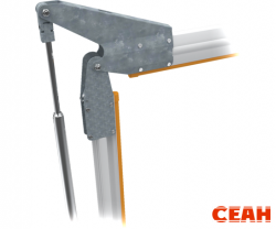 CAME 803XA-0180 шарнир для стрелы 90х35 мм, для шлагбаума GARD PT, PX